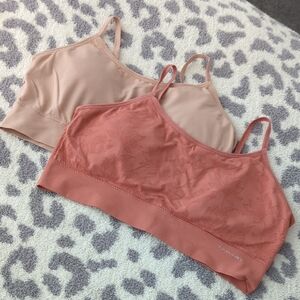 BRAND NEW! LOT OF 2! ~TAHARI~ SEAMLESS COMFORT ADJUSTABLE BRA/BRALETTES-XL